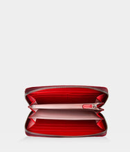 Load image into Gallery viewer, Portefeuille-Compagnon vegan Oxymore Apple Skin rouge, éthique écologique recyclé et  écoresponsable.