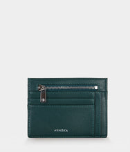 Load image into Gallery viewer, Porte-cartes vegan Apple Skin vert, Haute maroquinerie végane