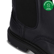 Load image into Gallery viewer, bottines vegan homme noire