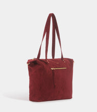 Load image into Gallery viewer, Sac Cabas Mia bordeaux vegan éthique et éco-responsable - Haute Maroquinerie vegan