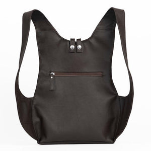 Arsayo bag - Apple skin DARK BROWN