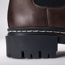 Charger l&#39;image dans la galerie, bottines marron vegan