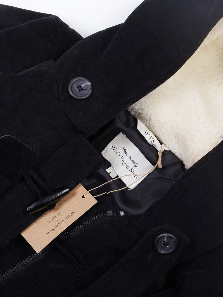 Vegan Wool Duffle Coat Femme