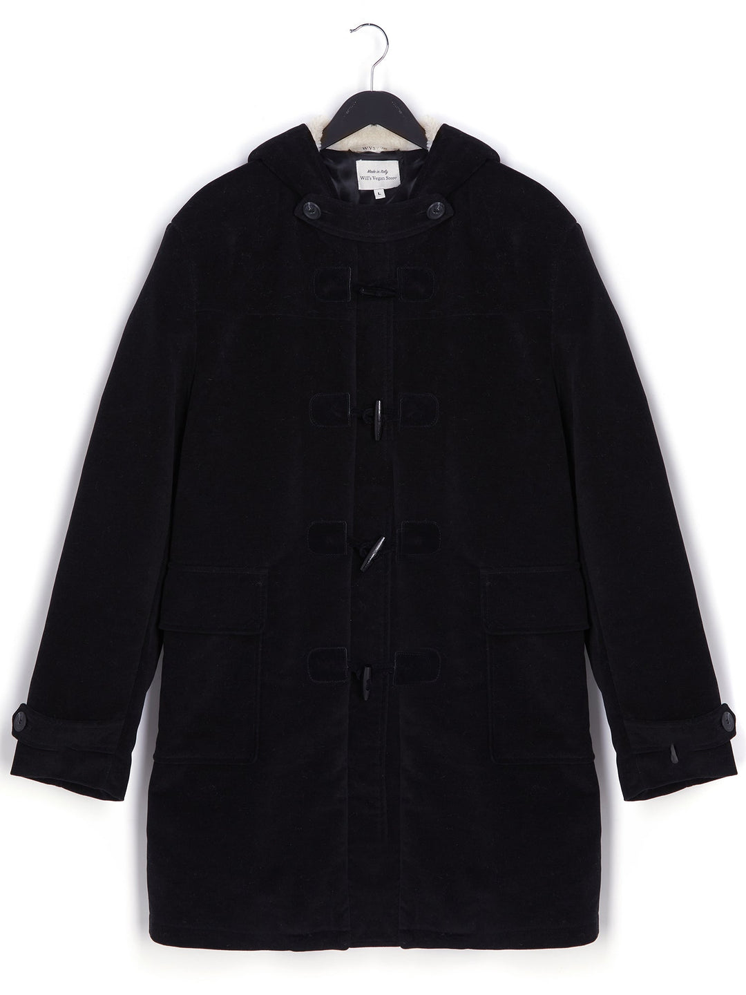 Vegan Wool Duffle Coat Femme