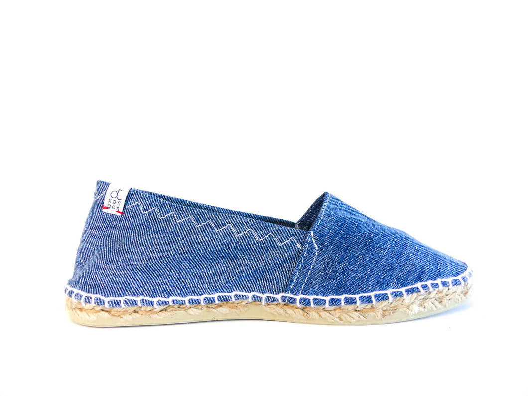 espadrilles en jean recyclé