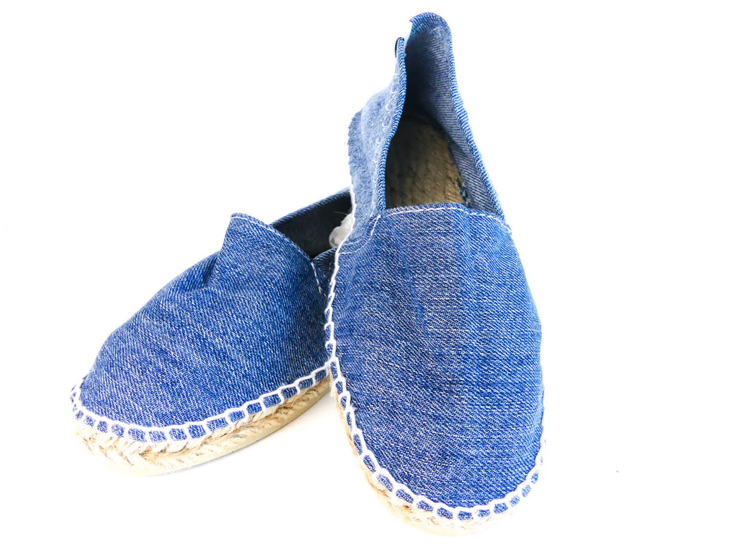 espadrilles en jean recyclé