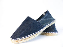 Load image into Gallery viewer, Espadrilles homme jeans recyclés