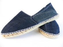 Load image into Gallery viewer, Espadrilles homme jeans recyclés