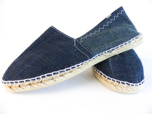 Espadrilles homme jeans recyclés