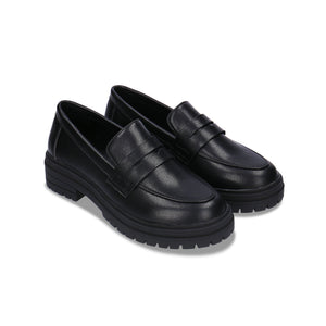 mocassins vegan noir femme