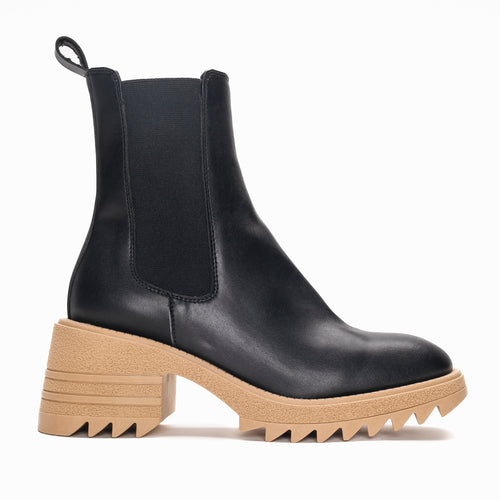 Bottines grosses semelles crantées