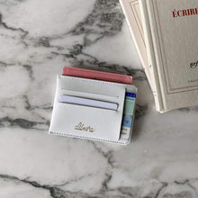 Load image into Gallery viewer, Portefeuille compact Jasmin marron