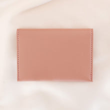 Load image into Gallery viewer, porte-cartes vegan apple skin rose