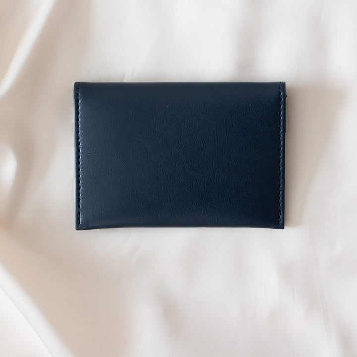 porte cartes eco responsable bleu marine