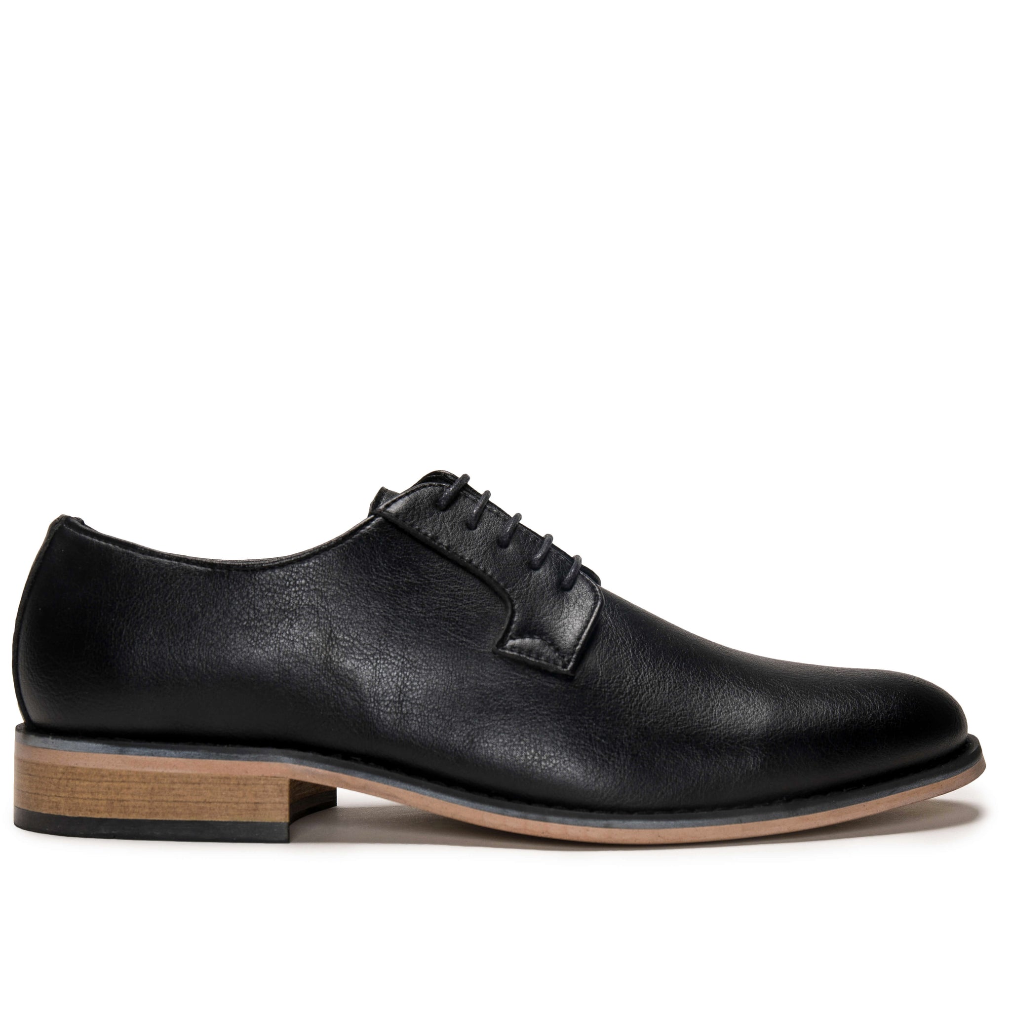 Black Vegan Derby Shoes for Men Jake Nae Zebra Vegan Shop