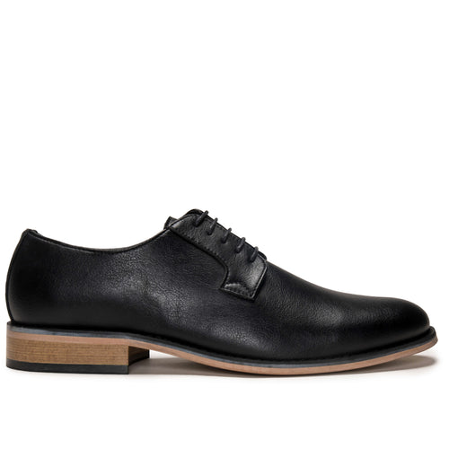derbies noir homme cuir vegan