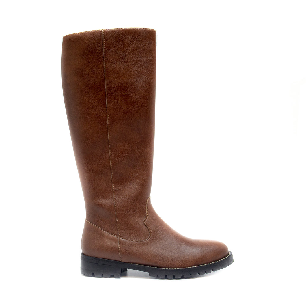 bottes vegan marron