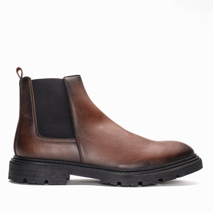 bottines Chelsea marron homme