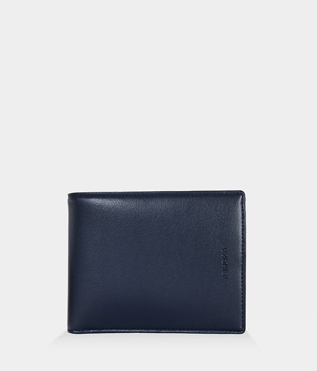 Portefeuille vegan Apple Skin homme bleu marine, sans cuir, Haute maroquinerie végane