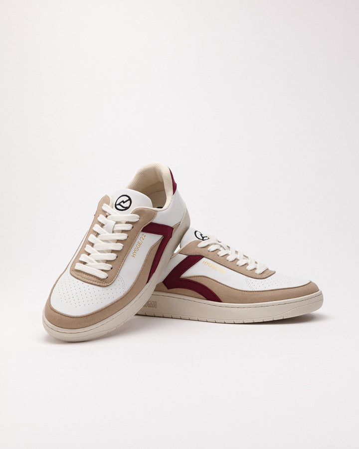 Baskets vegan Kumi Bordeaux
