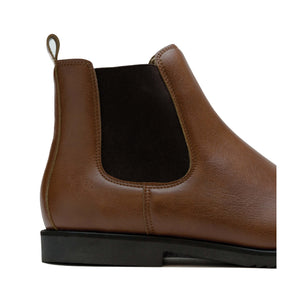 bottines Chelsea homme vegan marron