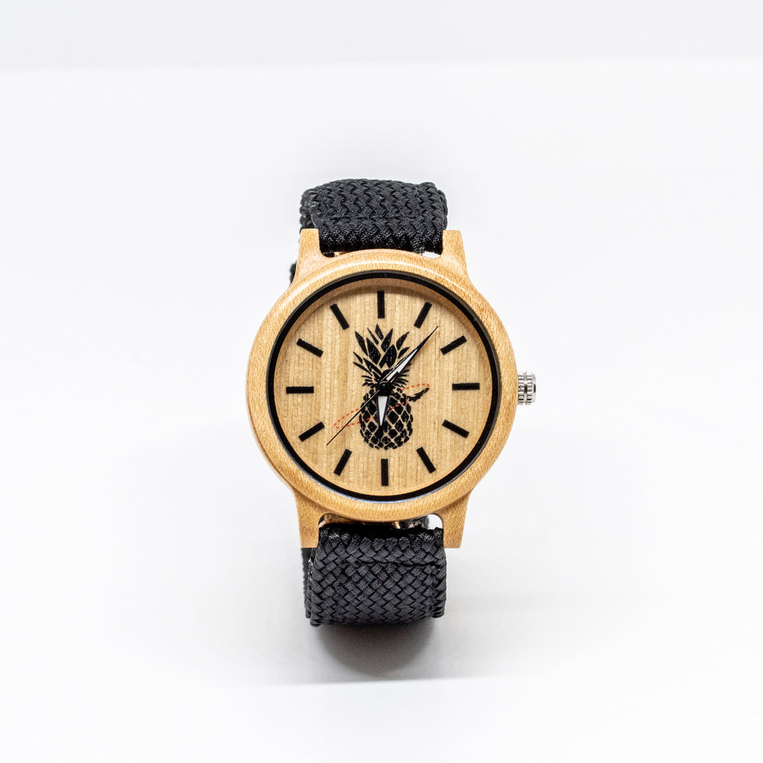 montre éthique bois