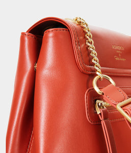 Sac à dos vegan Pamela Backpack Apple Skin terracotta - Vegan sans cuir - Collection Pamela Anderson