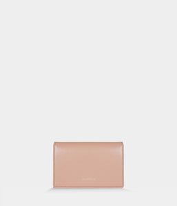 Porte-monnaie vegan Apple Skin nude, Haute maroquinerie végane