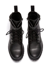 Load image into Gallery viewer, Vegan Women&#39;s Buckled Work Boots | Will&#39;s Vegan Store