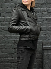 Load image into Gallery viewer, Vegan Women&#39;s Moto Jacket | Will&#39;s Vegan Store