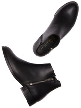 Load image into Gallery viewer, bottines vegan noire basses | Will&#39;s Vegan Store