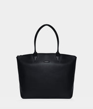 Load image into Gallery viewer, Sac cabas vegan pour femme Jolly Apple Skin noir sans cuir, éthique, écoresponsable, écologique, recyclé et sans cruauté