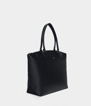 Load image into Gallery viewer, Sac cabas vegan pour femme Jolly Apple Skin noir sans cuir, éthique, écoresponsable, écologique, recyclé et sans cruauté