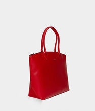 Load image into Gallery viewer, Sac cabas vegan pour femme Jolly Apple Skin rouge sans cuir, éthique, écoresponsable, écologique, recyclé et sans cruauté