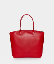 Load image into Gallery viewer, Sac cabas vegan pour femme Jolly Apple Skin rouge sans cuir, éthique, écoresponsable, écologique, recyclé et sans cruauté