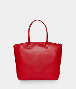 Sac cabas vegan pour femme Jolly Apple Skin rouge sans cuir, éthique, écoresponsable, écologique, recyclé et sans cruauté