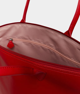 Sac cabas vegan pour femme Jolly Apple Skin rouge sans cuir, éthique, écoresponsable, écologique, recyclé et sans cruauté