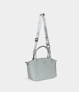 Sac à main similicuir vegan pour femme Pretty Full Apple Skin gris perle sans cuir, éthique, écoresponsable, écologique, recyclé et sans cruauté.