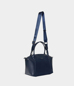 Sac à main vegan pour femme Pretty Full Apple Skin bleu marine sans cuir, éthique, écoresponsable, écologique, recyclé et sans cruauté