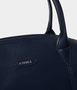 Sac à main vegan pour femme Pretty Full Apple Skin bleu marine sans cuir, éthique, écoresponsable, écologique, recyclé et sans cruauté