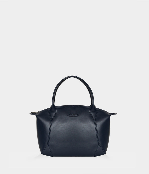 Sac à main vegan pour femme Pretty Full Apple Skin bleu marine sans cuir, éthique, écoresponsable, écologique, recyclé et sans cruauté