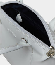 Load image into Gallery viewer, Sac à main vegan pour femme Pretty Full Apple Skin blanc sans cuir, éthique, écoresponsable, écologique, recyclé et sans cruauté