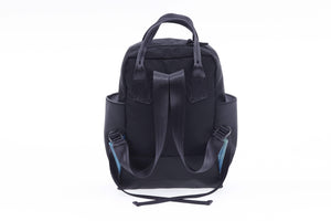 Sac à dos noir upcycling