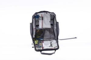Sac à dos noir upcycling