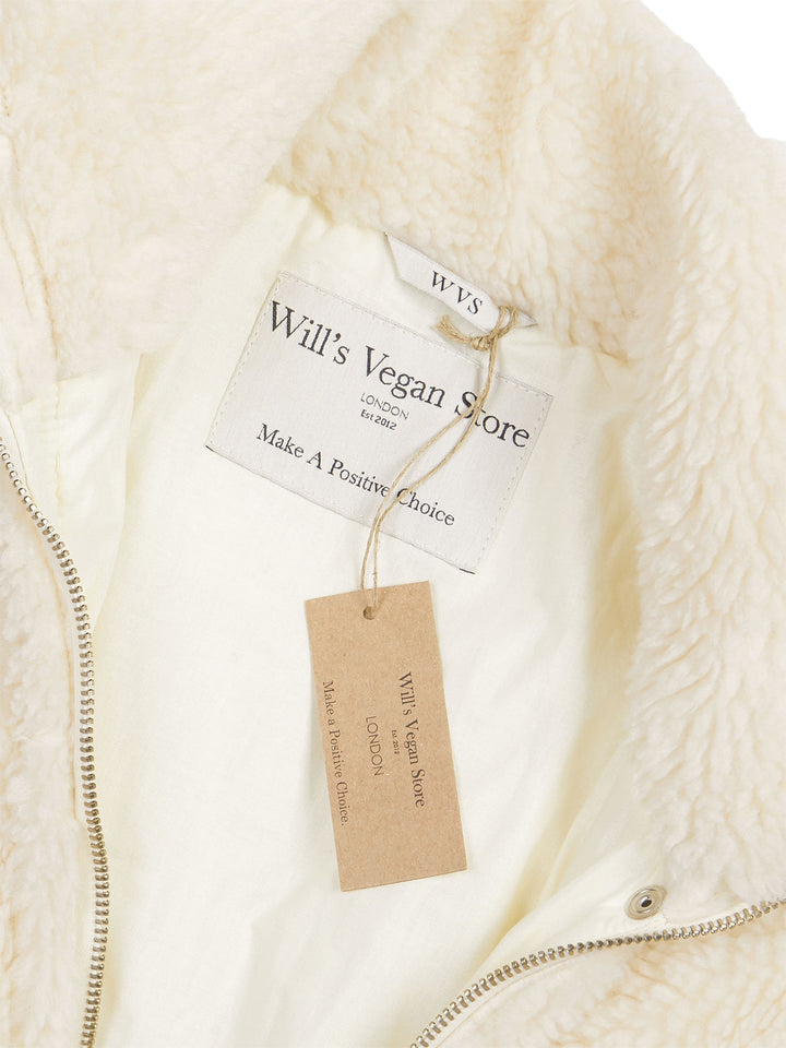 teddy puffer white