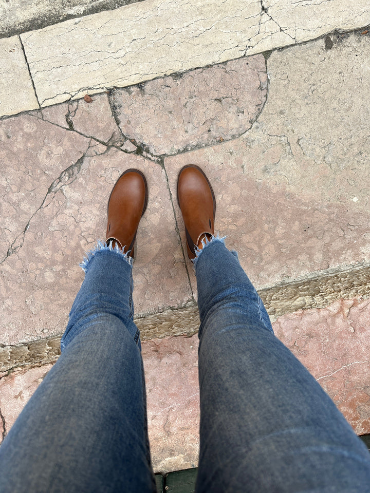 bottines vegan marron femme