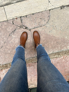 bottines vegan marron femme