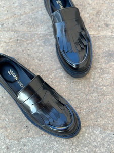 mocassins vegan femme noir