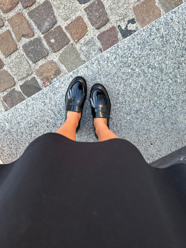 mocassins vegan femme noir