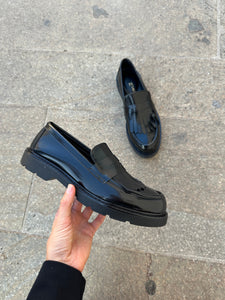 mocassins vegan femme noir